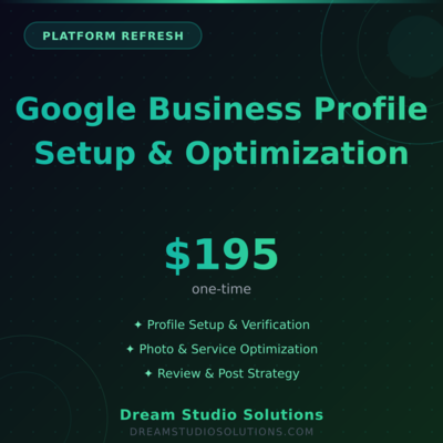 Google Business Profile Setup & Optimization - Full Google Business Profile build-out with optimized photos, services, attributes, and a review strategy that helps you rank in local search and Maps. - Available from Apex Digital Marketing
