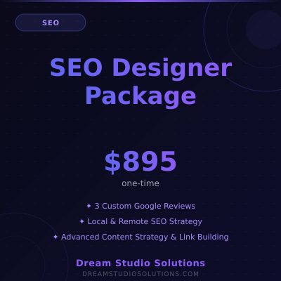 SEO Designer Package - Comprehensive SEO strategy for maximum impact - Available from Apex Digital Marketing